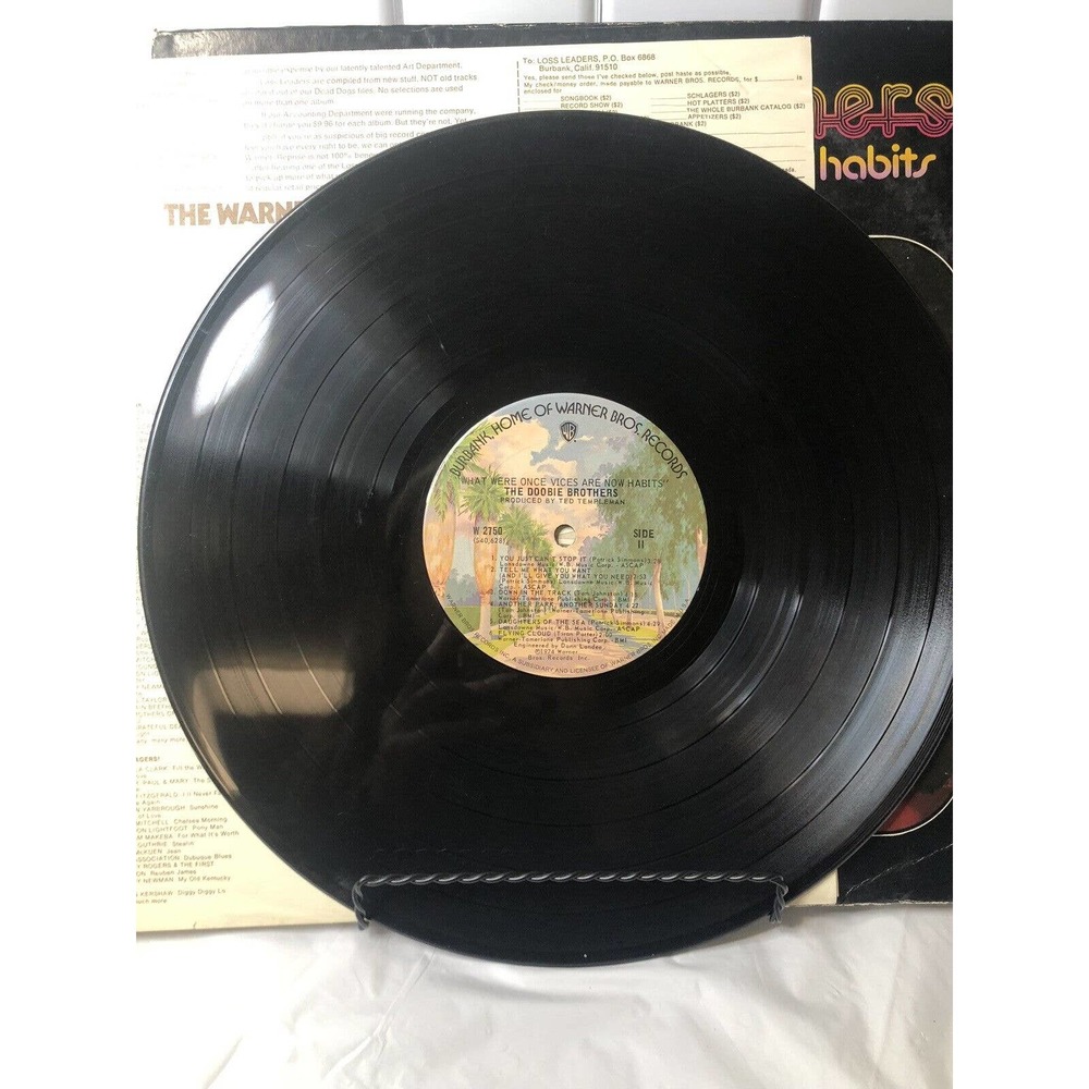 The Doobie Brothers What Were Once Vices Are Now Habits Record Vinyl LP VG - Picture 10 of 11